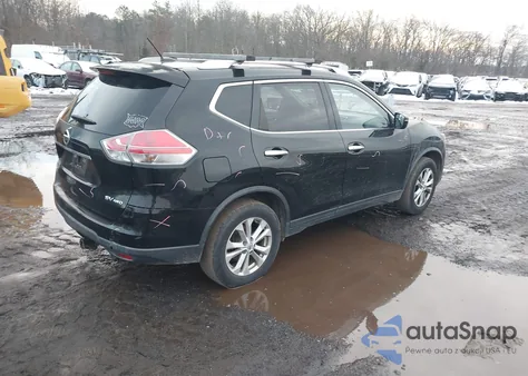 2015 Nissan Rogue Sv из США, поврежденный, VIN KNMAT2MV8FP572690